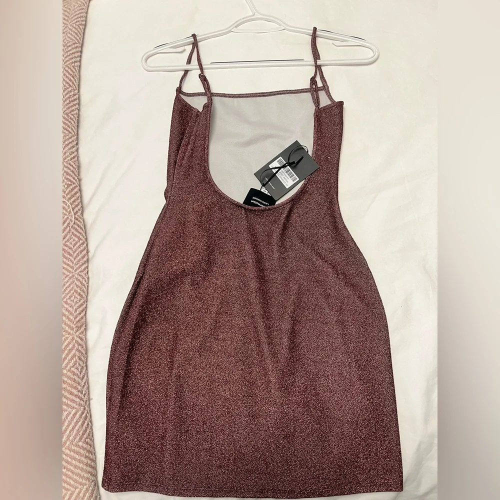 Reformation Burgundy Mini Dress - Picture 2 of 4